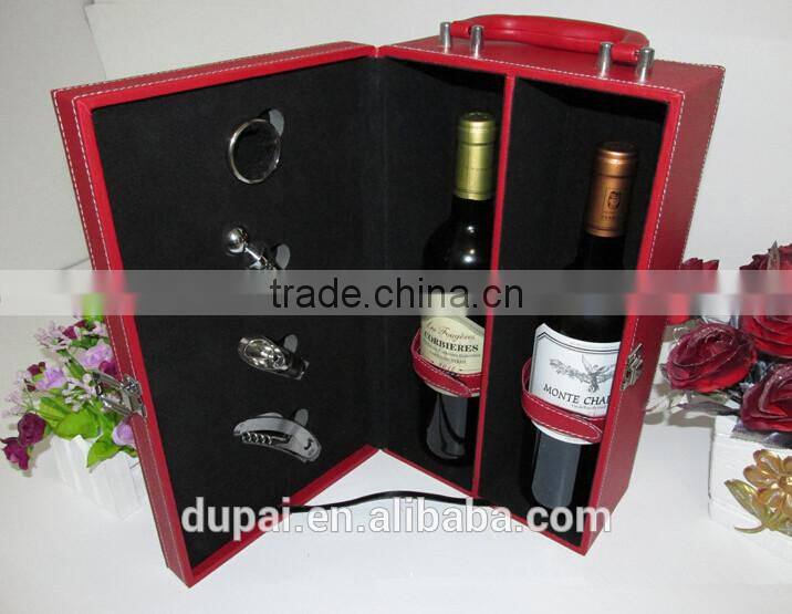 High grade leather wine bottle holder