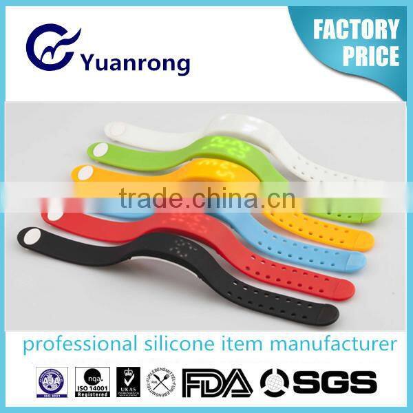Hot Silicone Smart Calorie CalculatorTemperature Sleep Monitor Wristband