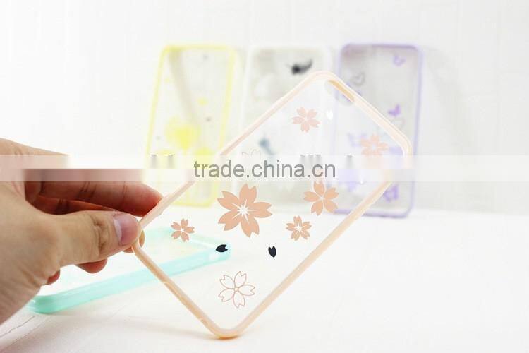 case cover for iphone 6s, snowflake phone case, mobile phone back cover, transparent phone cover