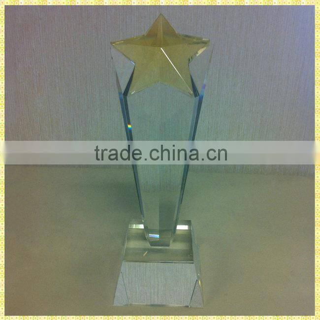 Wholesale High Quality Fancy Crystal Trophy Awards For Business Cooperation Gifts