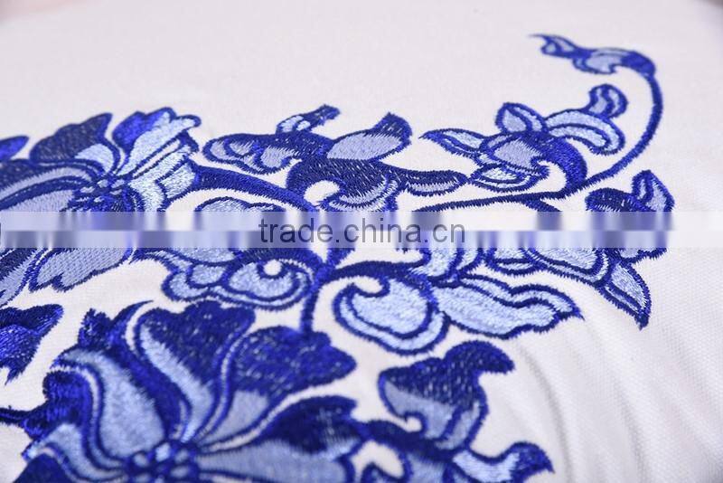 china supplier flower embroidery machine embroidery designs cushion cover