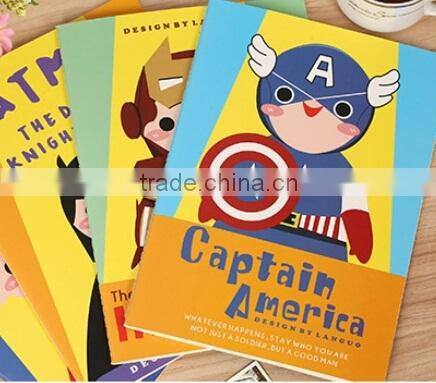 New Cute All Kinds OF Cover Design Notebooks Paper For Kids/Cheap School Notebook Paper Price