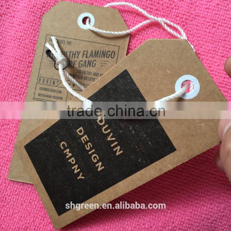Uncoated surface original printing paper cardboard tag
