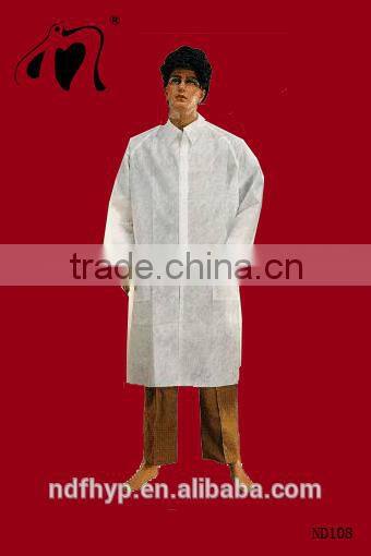 40gsm non woven white doctor disposable gown