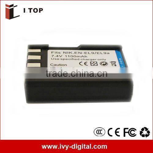 replacement for Nikon EN-EL9/9A