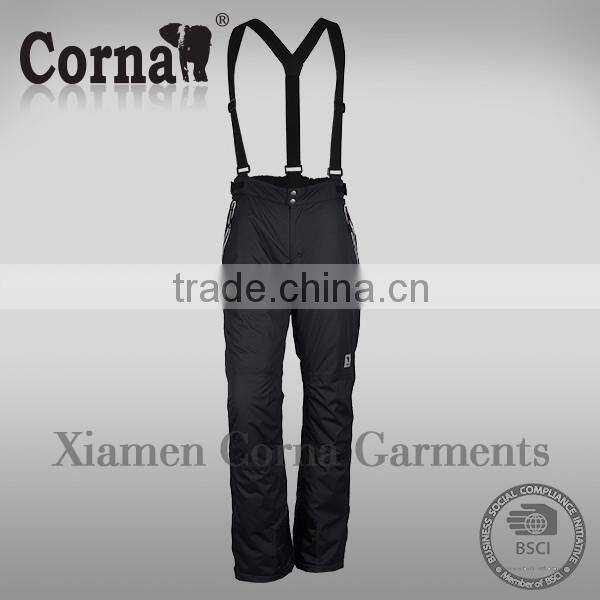 New styles warm windproof suspender mens sweat pants