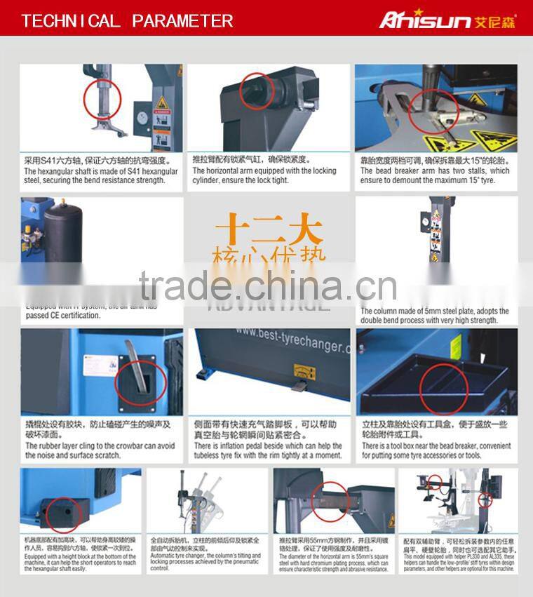super automatic tire changer for sale machine to assemble and disassemble used tires 1200mm 3 years warranty time
