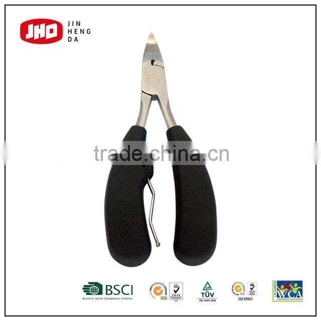 Stainless steel curve tip nipper,full jar nail nipper