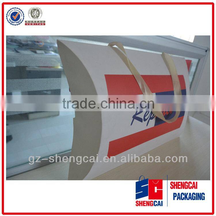 Best selling products paper folding gift box paper pillow box on alibaba website