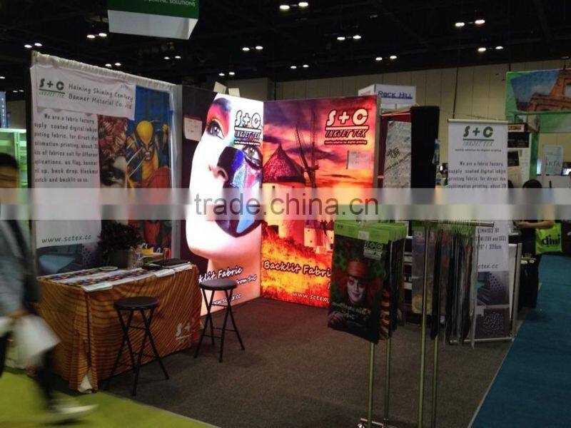 popular 100%poly High Quality printable backlit fabric for Mexico