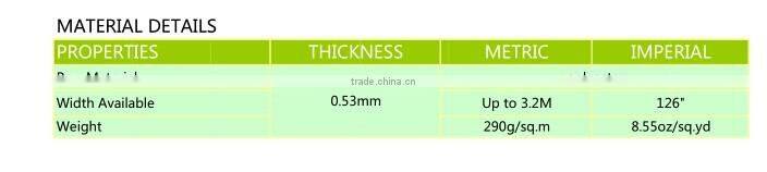 frame system stretch backlit fabric FR B1 standard