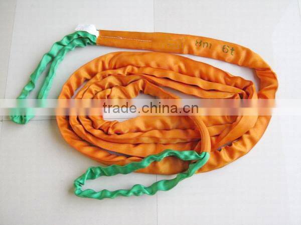 Polyester webbing, eye and eye lifting slings