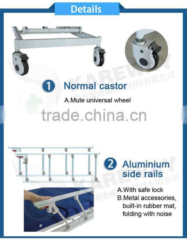 CE high end wooden board cama de hospital bed