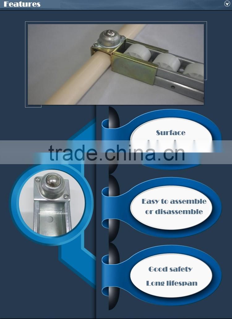 JY-2044CN|Corner metal rail joint|Ball-attached track joint|Stamping sliding track metal connector