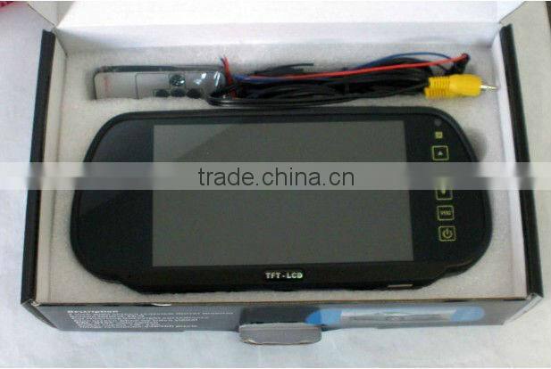 7" digital TFT LCD Rearview car dvd monitors