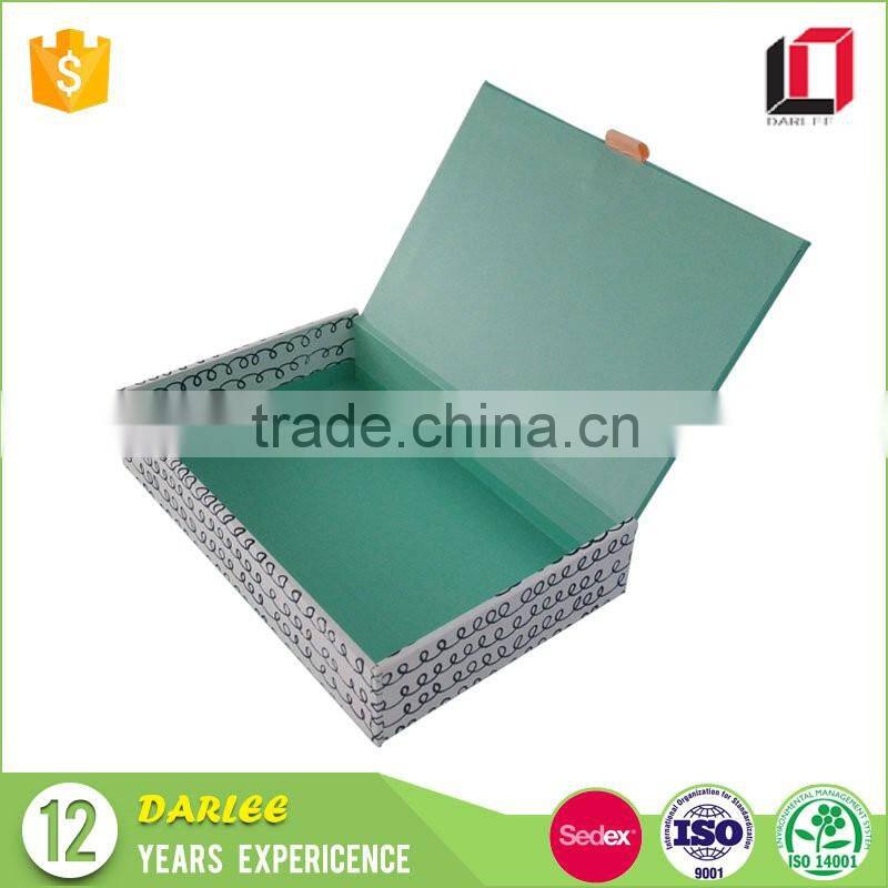 New design high quality gift packaging box custom printable cardboard box
