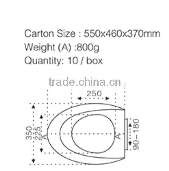 good quality elongated toilet bidets soft close-FG420PP