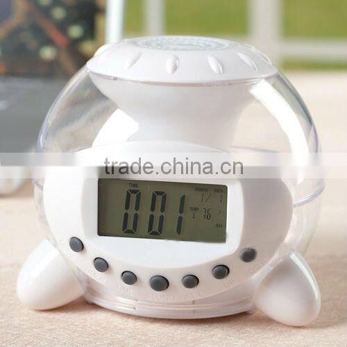 pretty decorative star projecting alarm clock ,led light fairy star projection alarm clcok