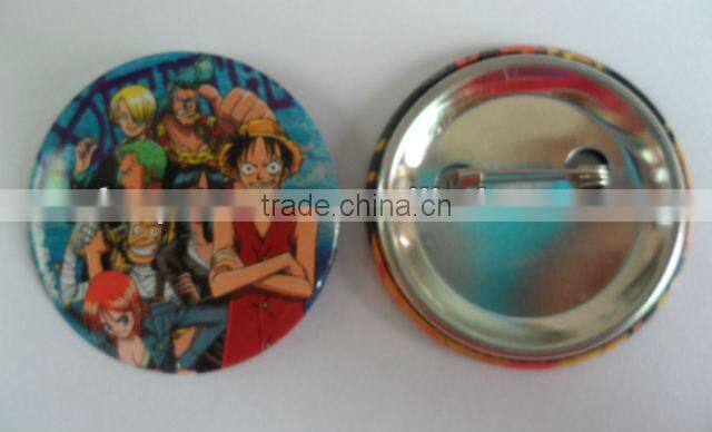 tin button badge pin