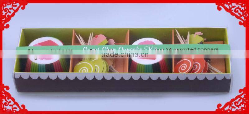 birthday party favors paper decoration cupcake kits customized