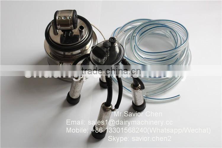 5L Milking Machine Bucket With Milking Cluster