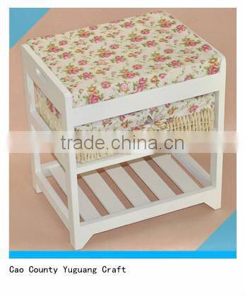 single seat wooden shoe storage cabinet with drawers for living room decor