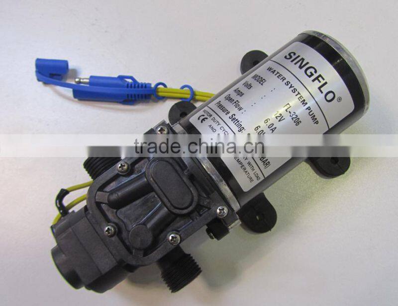 New product FL-3206 6LPM electric 12v dc mini water pump for 6Lwater heater