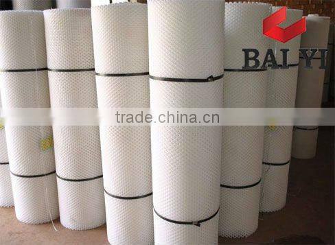 Mesh gutter protection plastic