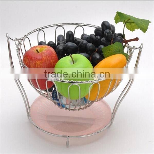 Chrome Fruit Bowl Basket