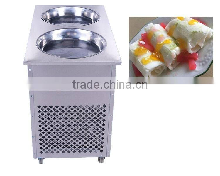 Multi-functional fry ice cream roll machine /fry ice cream roll machine for sale