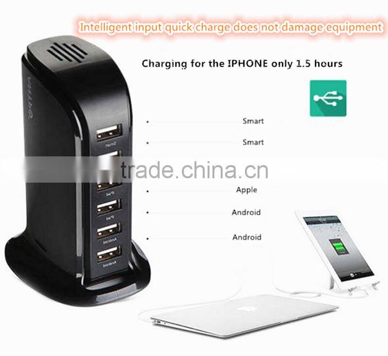 Hot Selling Outdoor 6 Ports USB Wall Charger Socket With High Quality