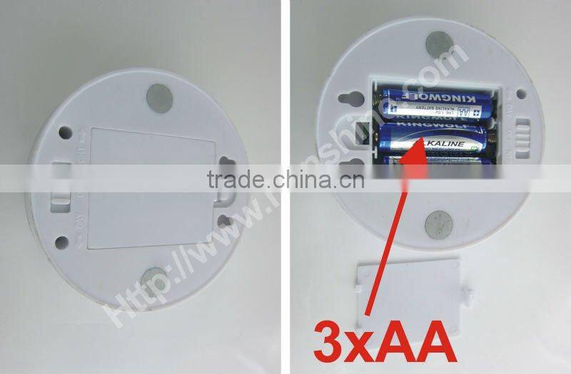 hot 6led round 220v motion sensor led light with 6led