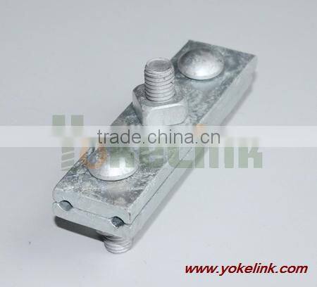 hot dip galvanzied suspension guy wire clamp for deadend hardware