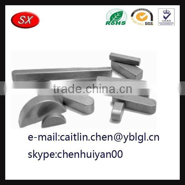 ISO9001 certification customized Steel Motor Shaft Keys