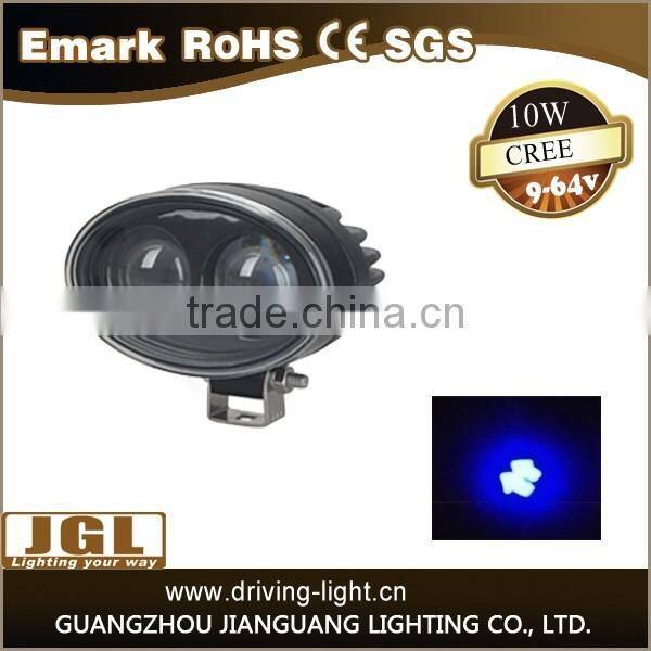 JGL 10w blue arrow warning light 4 inch led forklift light IP67 24v led spot lamp