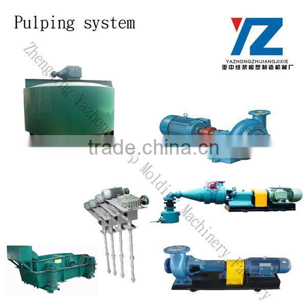 Small Recycling Paper Tray Making Machine Egg Box production line