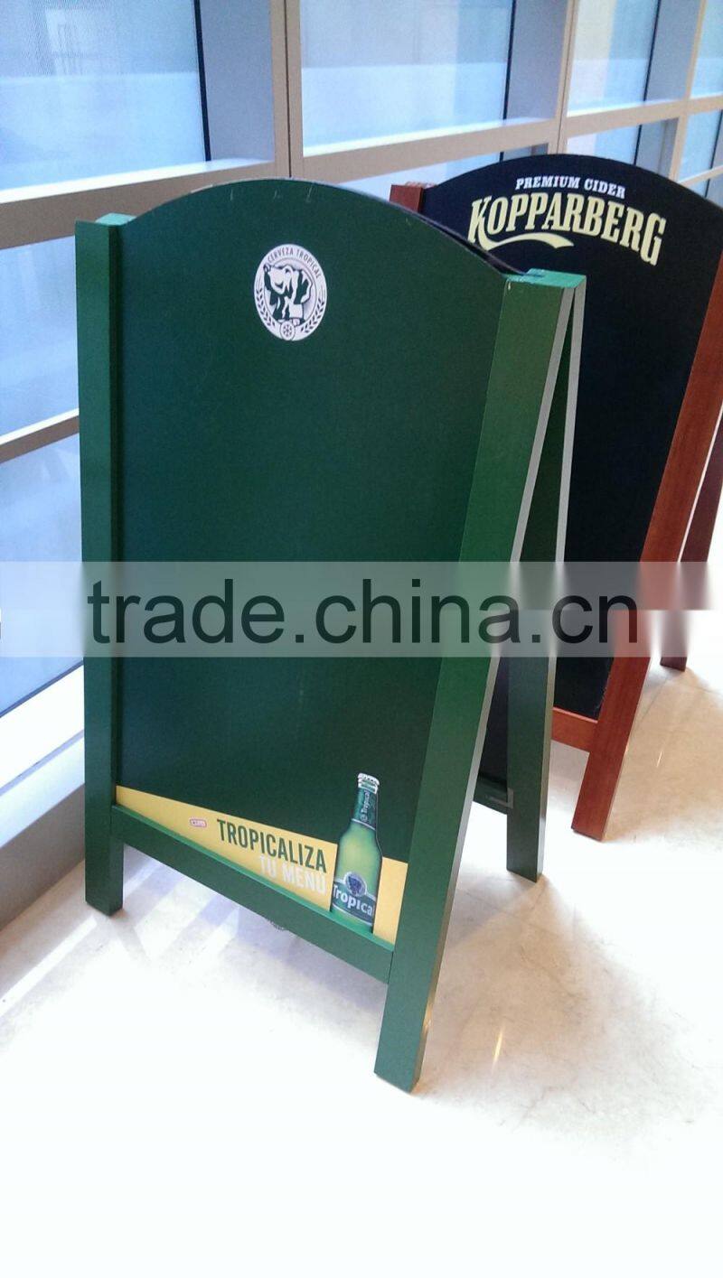 wooden blackboard with FSC