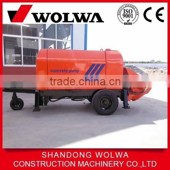 wolwa concrete conveying pump with electric motor