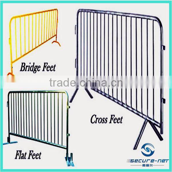 anti-corrosion road safety barricade metal safety concert barrier factory