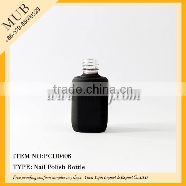 5/10/15/20ml Black empty frost gel nail polish bottle wholesale