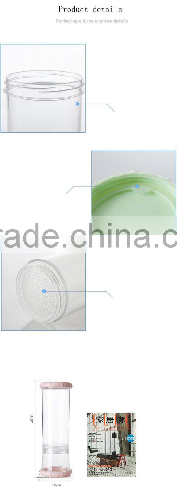 Rice Washing shaker bottle Bowl with Bottom Drainers