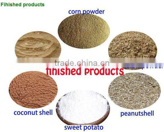 Low price wheat straw hammer crusher machine with high effective