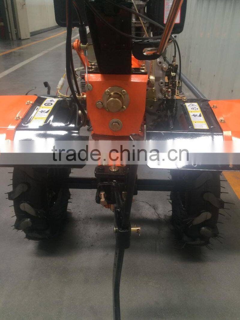 BSG900New Chongqing CHINA AEROBS 5220W mini power digger with tiller trailer for garden farming uses