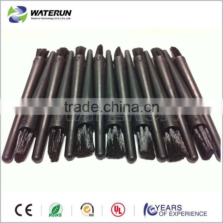 WT-06 black conductive plastic industrial brush for pcb cleaning