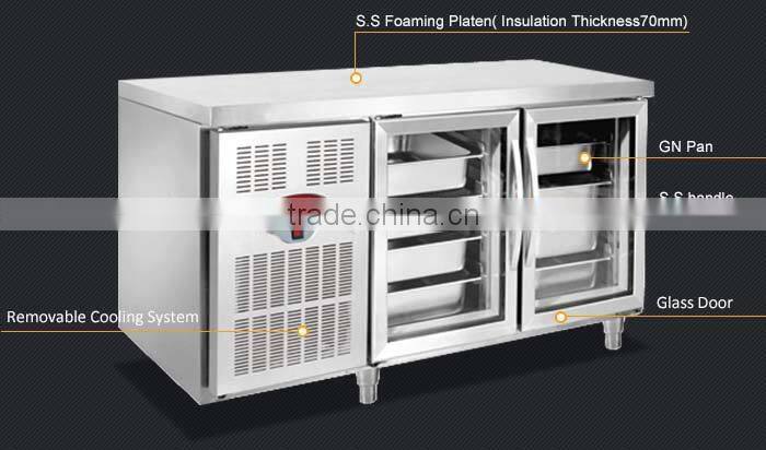 digital display refrigerator/commercial glass door refrigeration/transparent glass door refrigerator