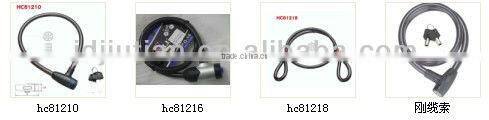 motorcycle bicycle cable lock