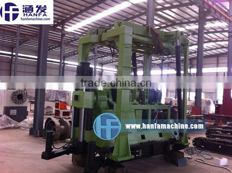 Strong equipment,can drill to more than 1000m!!!HF-44B Electro-hydraulic intelligent control drilling rig