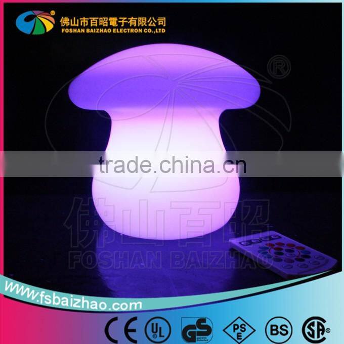 table decoration light LED colorful mushroom