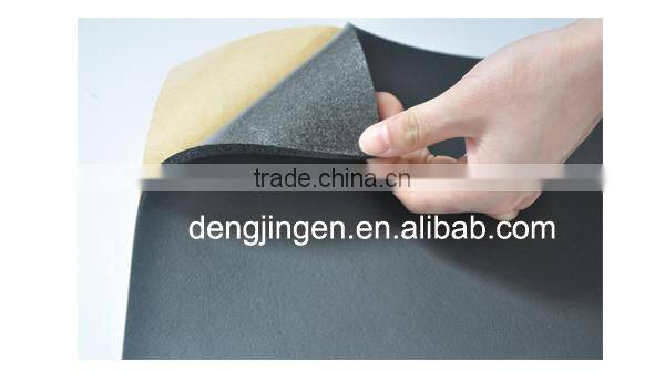 Black thermal insulating waterproof firerpoof sealing soft foam rubber tube