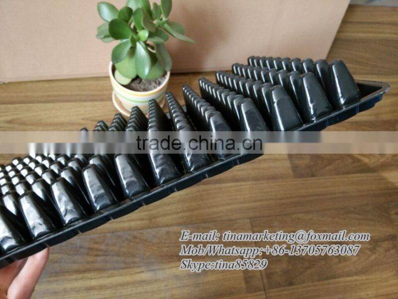 Professional Design PS Type Plastic Vegetable Planting Nursery Seed Starting Tray with 200 Holes